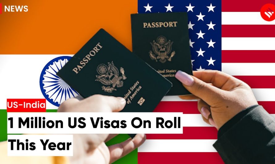 Rajkotupdates.news:The Us is On Track To Grant More Than 1 Million Visas To Indians This Year
